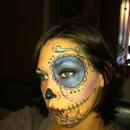 Halloween makeup trial
