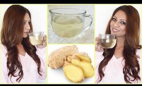 How to Make Ginger Tea for Hair Growth! │Grow Long Hair Fast, Shiny Hair, Thick Hair with Ginger DIY