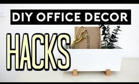 DIY Office Decor Hacks | DIY ROOM DECOR EASY & CHEAP