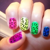 Neon Leopard Print