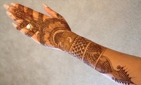 Traditional Indian Bridal Mehendi Henna Art