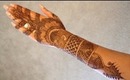 Traditional Indian Bridal Mehendi Henna Art