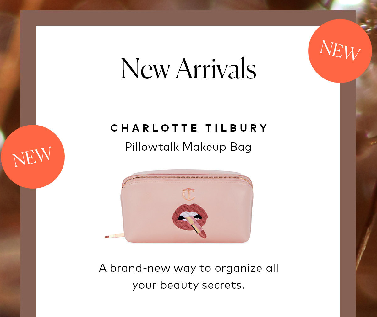 Shop the Charlotte Tilbury PillowTalk Makeup Bag on Beautylish.com! 