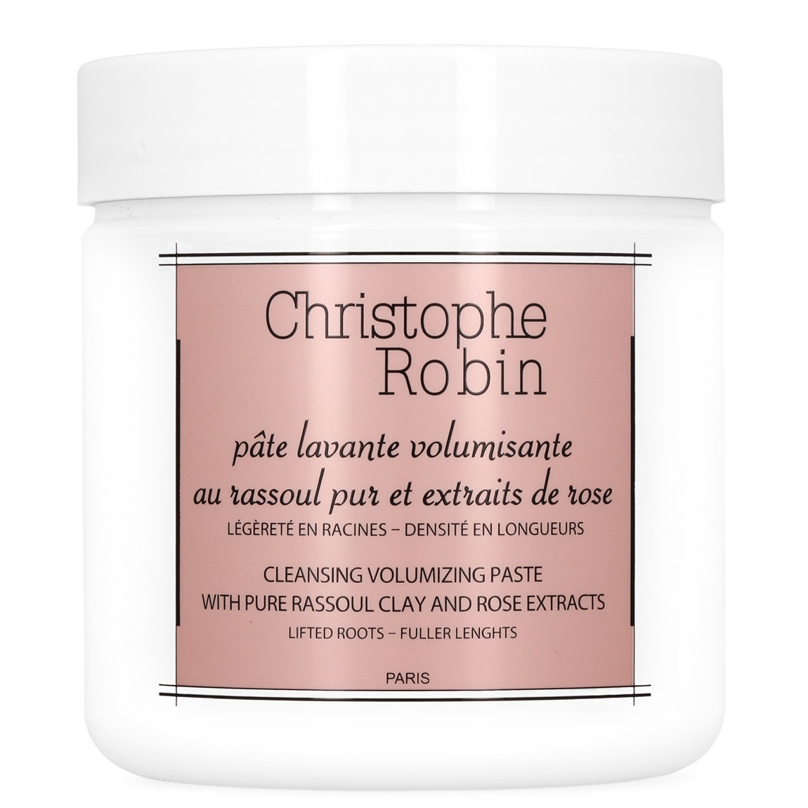Christophe Robin Cleansing Volumizing Rassoul Paste with Pure Rassoul Clay and Rose Extracts 250 ml alternative view 1 - product swatch.