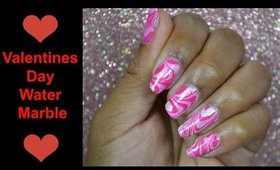 Valentines Day Water Marble