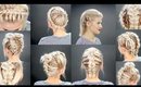 10 Easy Faux Braided Short Hairstlyes | Milabu