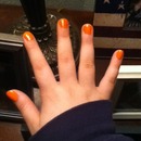 Orange nails!!!!