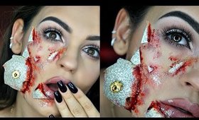 OOPS Ornament Inspired Makeup SFX | Collab with MakeupbyMika & Celeste Angelica