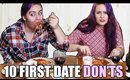 10 THINGS YOU SHOULDN'T DO ON A FIRST DATE! | Lovoo AD
