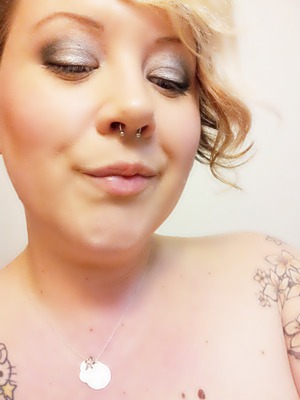 Practicing for friends' wedding makeup.