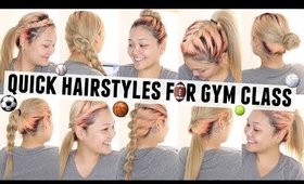 10 Quick & Easy Hairstyles for Gym Class/P.E.