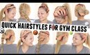 10 Quick & Easy Hairstyles for Gym Class/P.E.