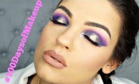 Spring Makeup Tutorial, Colorful Smokey Eyes | #100DaysofMakeup