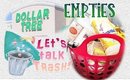 Dollar Tree Empties | June 2018 | PrettyThingsRock