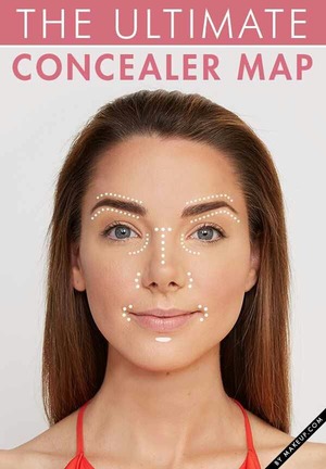 Concealer where to apply discount