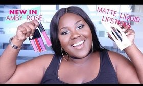 AMBY ROSE MATTE LIQUID LIPSTICKS | NEW RELEASE