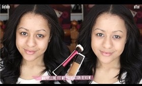 REVIEW: Maybelline Fit Me Foundation | Siana