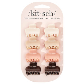 Kitsch Recycled Plastic Mini Puffy Cloud Claw Clips Set