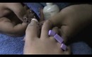 ★ ☆ How To Do French Pedicure ★ ☆
