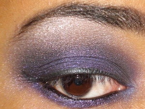 A purple smokey eye :-)