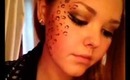 Last minute leopard Halloween/party makeup tutorial