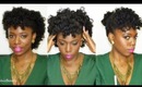My First Bantu Knot Out + Styling (Natural Hair)