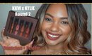 KKW X KYLIE ROUND 2 SWATCHES & REVIEW | BROWN SKIN FRIENDLY