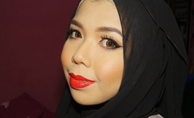 Classic Winged Liner & Red Lips (Using JV Beauties Shading Palette)