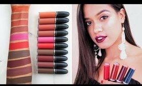 MAC RETRO MATTE LIPSTICK SWATCHES + GIVEAWAY