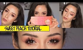 Peachy Gradient Eye Makeup Tutorial ft. Too Faced Sweet Peach Palette