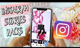 Instagram Stories Hacks | I'M SHARING MY SECRETS! | Belinda Selene