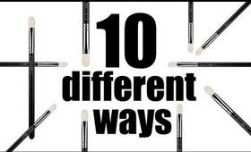 10 DIFFERENT WAYS TO USE A MAC 217 BRUSH! FULL DEMO PLUS DUPES!