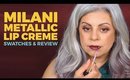 Milani Amore Matte Metallic Lip Creme | Review & Swatches | Drugstore Lipstick