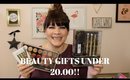 BUDGET BEAUTY GIFTS!! | EVERYTHING UNDER 20.00!!!!