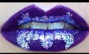 Dripping Glitter Lip Art ft Coloured Raine & MAC