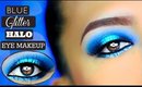 Blue Glitter Halo Eye | Full Face Makeup Tutorial | AirahMorenaTV | Crueltyfree