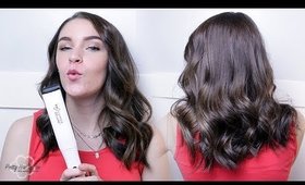 Sally Ion Copper Flat Iron Review + Flat Iron Curls Tutorial!!