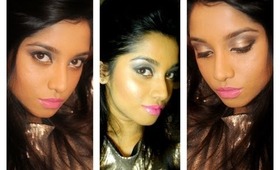 MAC GIVEAWAY +Bollywood bombshell holiday makeup tutorial.