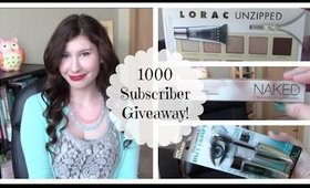 1000 Subscriber Giveaway: Lorac, Urban Decay, & Loreal