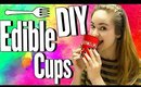 DIY Edible Cups! Eat Your Drinks!