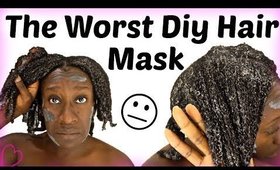 Do It Yourself Hair Mask on 4c Natural Hair Gone Wrong | Wash Day Mistakes