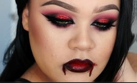 Sexy Glam Vampire Makeup Tutorial | Last Minute Halloween Look 2016