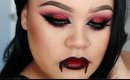Sexy Glam Vampire Makeup Tutorial | Last Minute Halloween Look 2016