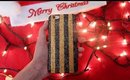 DIY Glittery Gold Stripes Phone Case | CuteSimpleChristmas