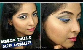 DRAMATIC EMERALD Eyemakeup Tutorial | Stacey Castanha | Purplle.com