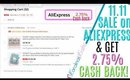 What im buying on Aliexpress 11.11 sale 2019 & HOW TO GET CASHBACK ON ALIEXPRESS