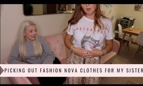 MY SISTER'S FASHION NOVA TRY-ON HAUL | Turning My Sister Into a #NovaBabe