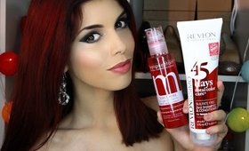 Entretenir des cheveux colorés rouges - how to maintain red hair bright and healty