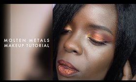 Molten Metals Makeup Tutorial on Dark Skin ║ Emmy Vargas