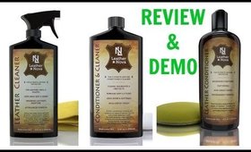 HOW TO GET LEATHER SPRING READY NOVA LEATHER DEMO/REVIEW